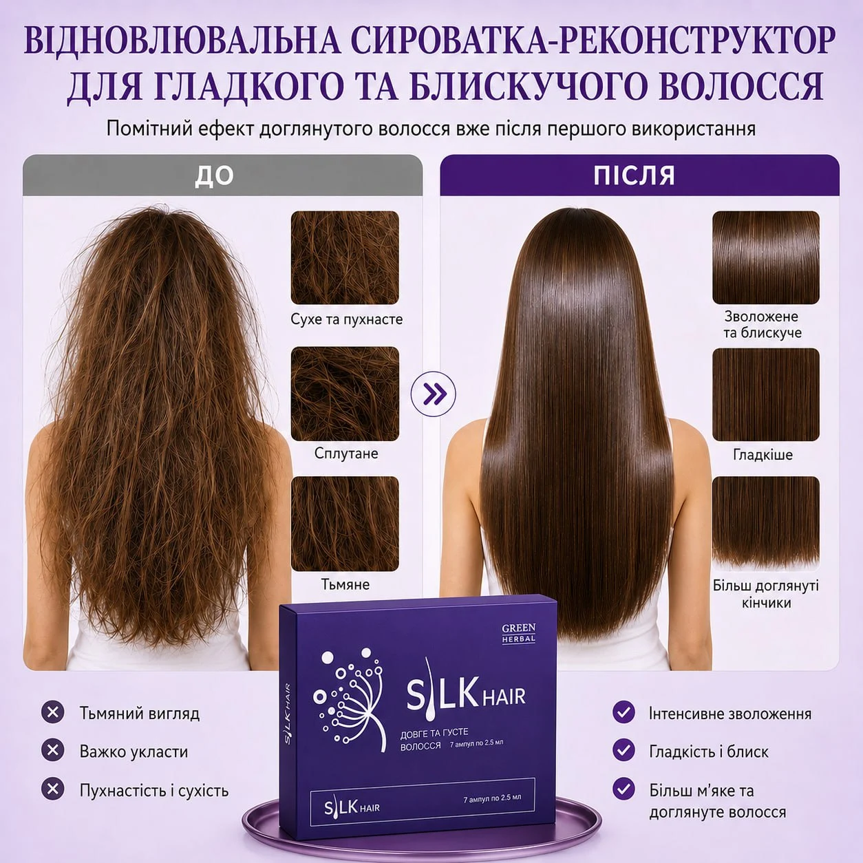 Silk Hair сироватка-реконструктор